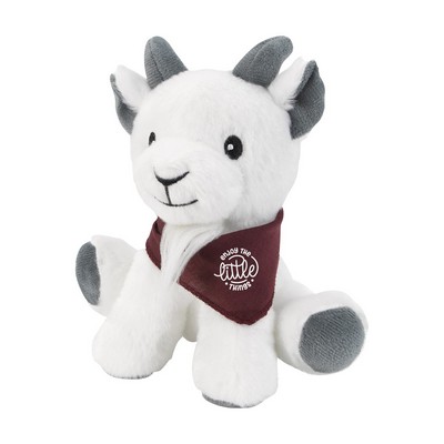 white goat plush